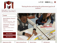 Tablet Screenshot of molineschools.org